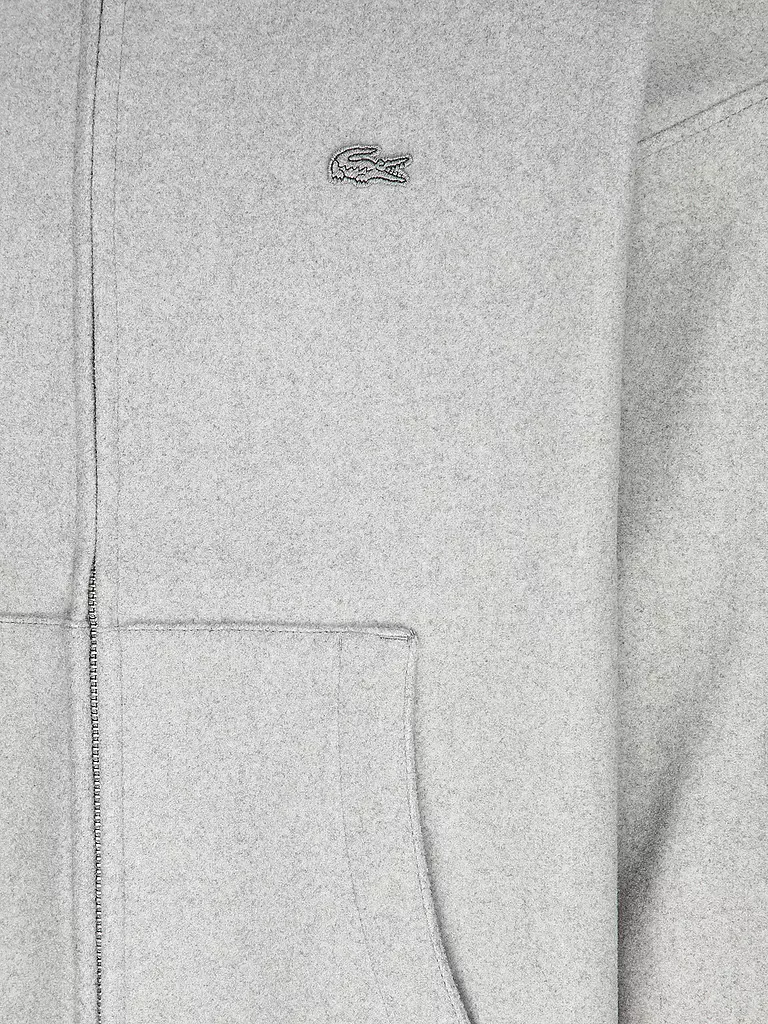 LACOSTE | Sweatjacke  | grau