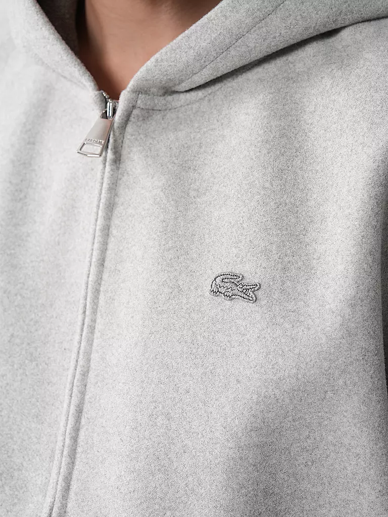 LACOSTE | Sweatjacke  | grau