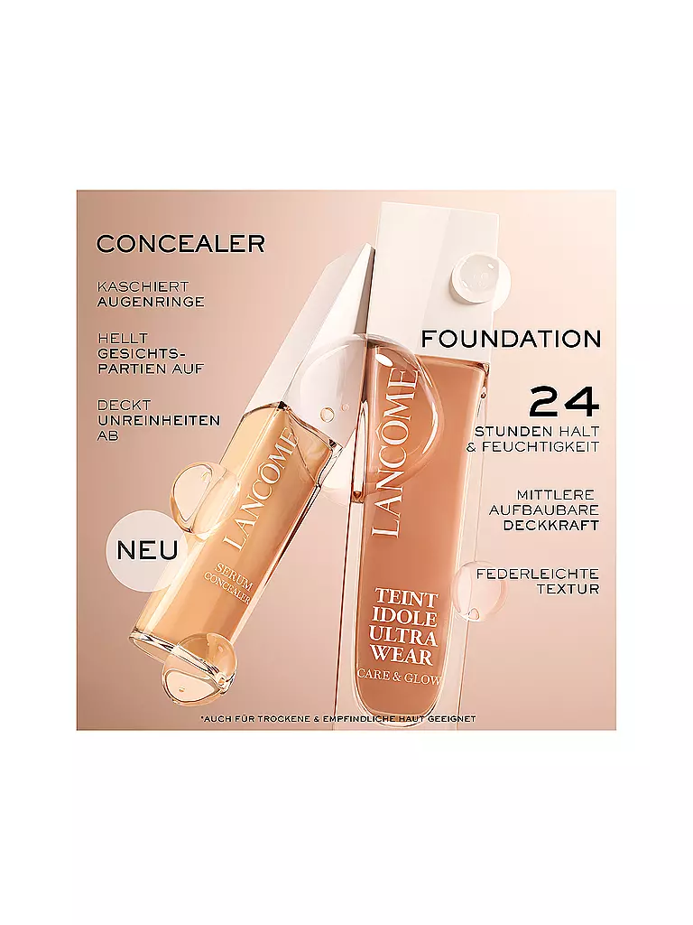 LANCÔME | Teint Idole Ultra Wear Skin-Glow Concealer (425C) | hellbraun