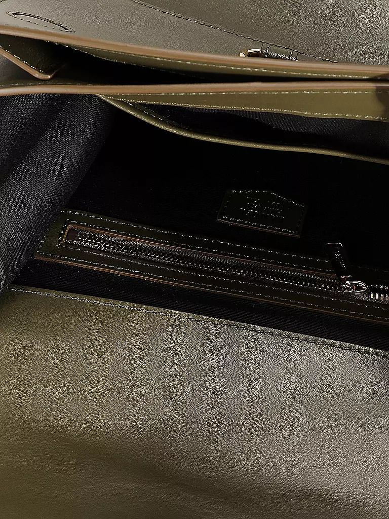 LANCEL | Ledertasche - Umhängetasche IDYLLE | olive