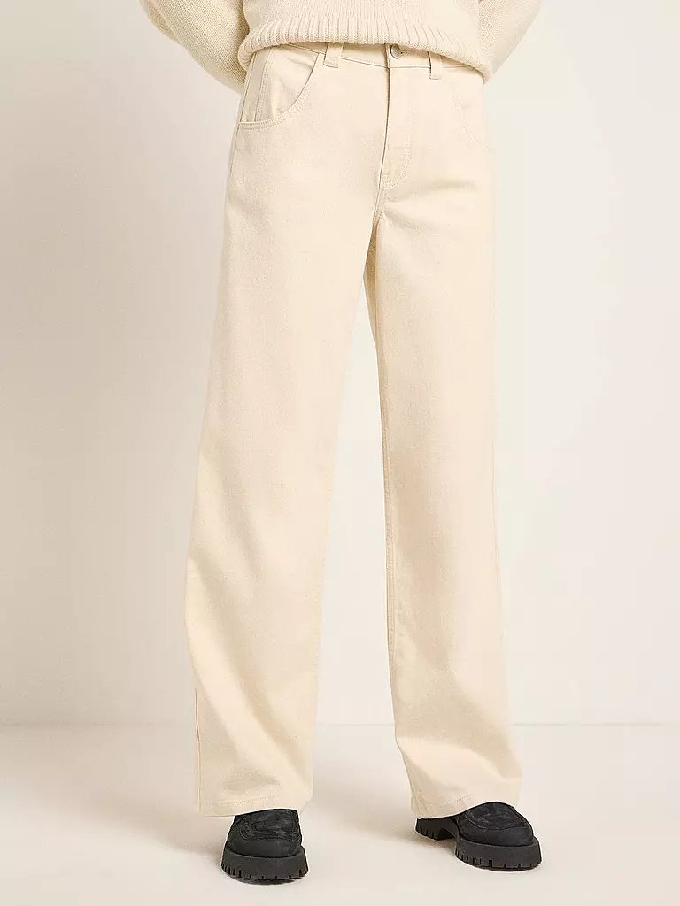 LANIUS | Jeans Wide Leg  | creme