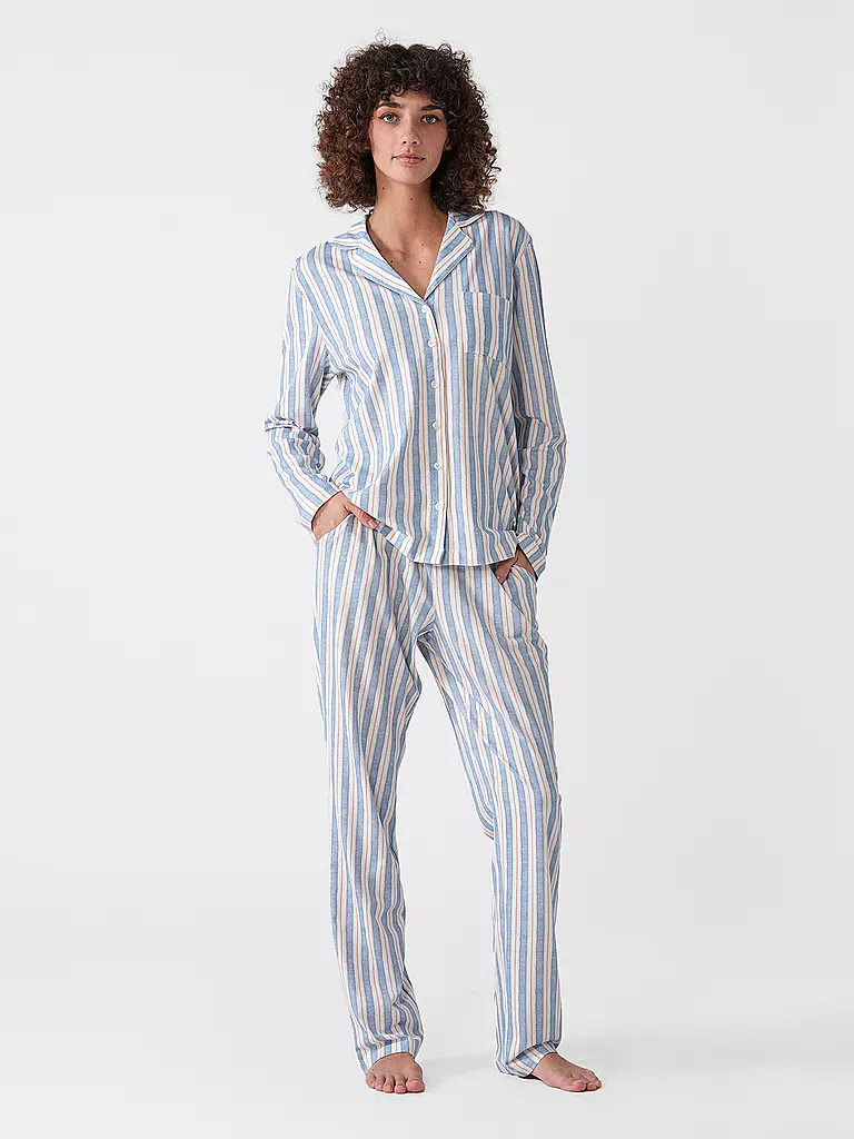 LASCANA | Pyjama COSY WORLD | hellblau