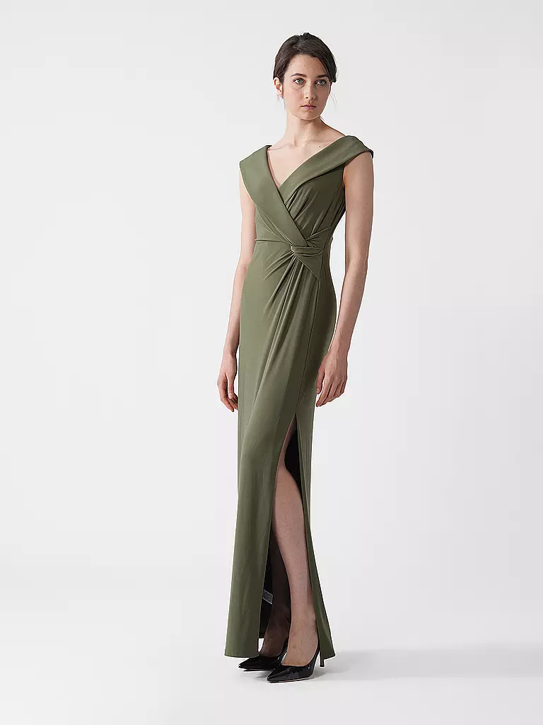 LAUREN RALPH LAUREN | Abendkleid LEONIDAS | olive