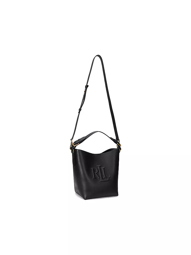 LAUREN RALPH LAUREN | Ledertasche - Bucket Bag WITLEY | schwarz