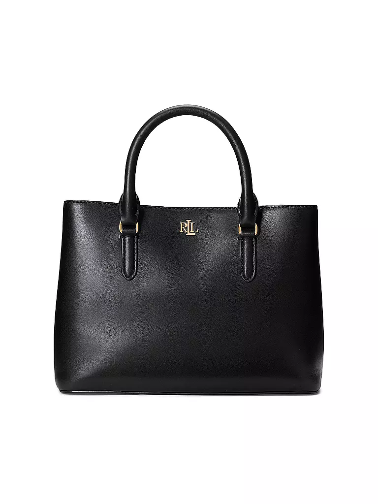 LAUREN RALPH LAUREN | Ledertasche - Henkeltasche MARCY 26 Small | schwarz