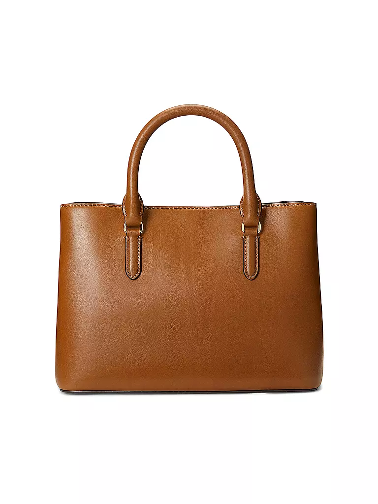 LAUREN RALPH LAUREN | Ledertasche - Henkeltasche MARCY 26 Small | braun