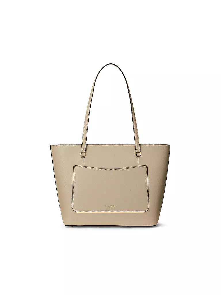 LAUREN RALPH LAUREN | Ledertasche - Shopper KARLY Medium | beige