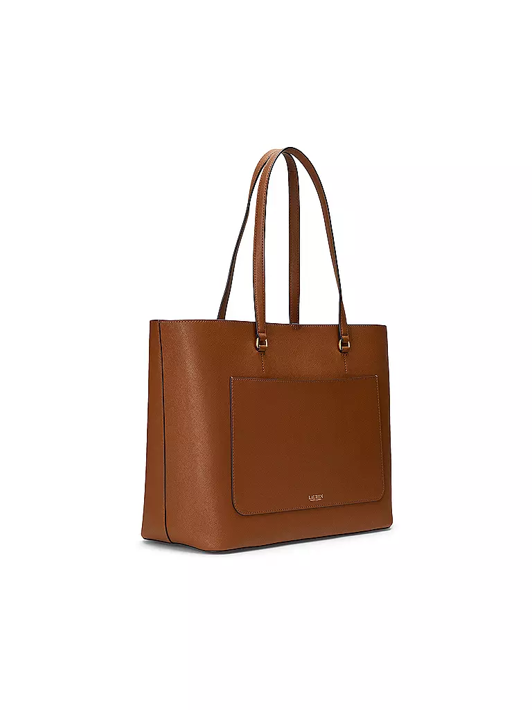 LAUREN RALPH LAUREN | Ledertasche - Shopper KARLY TOTE Large | dunkelrot