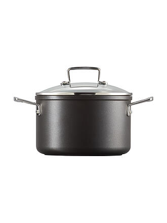 LE CREUSET | Aluminium-Antihaft Fleischtopf mit Deckel 20cm/3,8l Schwarz