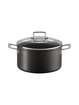 LE CREUSET | Aluminium-Antihaft Fleischtopf mit Deckel 24cm/6l Schwarz