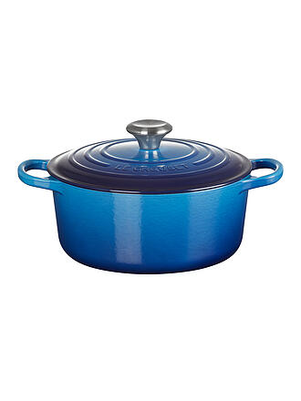 LE CREUSET | Bräter rund 24cm/4,2l SIGNATURE Azure