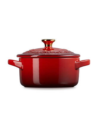 LE CREUSET | Mini Cocotte mit Deckel 10cm HOLLY Kirschrot 