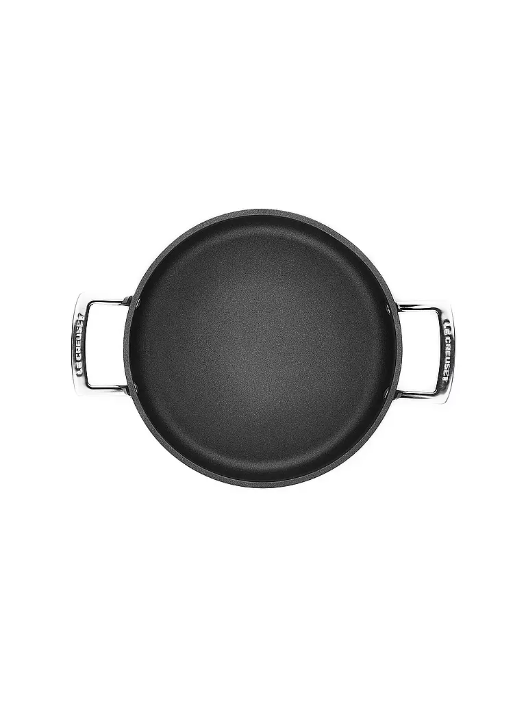 LE CREUSET | Alu-Schmorpfanne Antihaft Schwarz 24cm/3,3l | schwarz