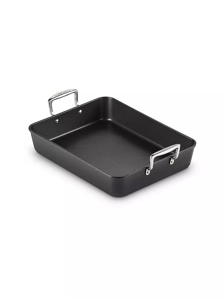 LE CREUSET | Aluminium-Antihaft Bratreine 35x27cm/5,5l Schwarz | schwarz