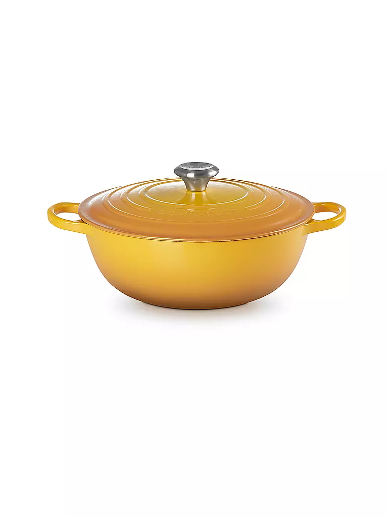 LE CREUSET | Bräter 28cm La Marmite SIGNATURE Nectar | gelb