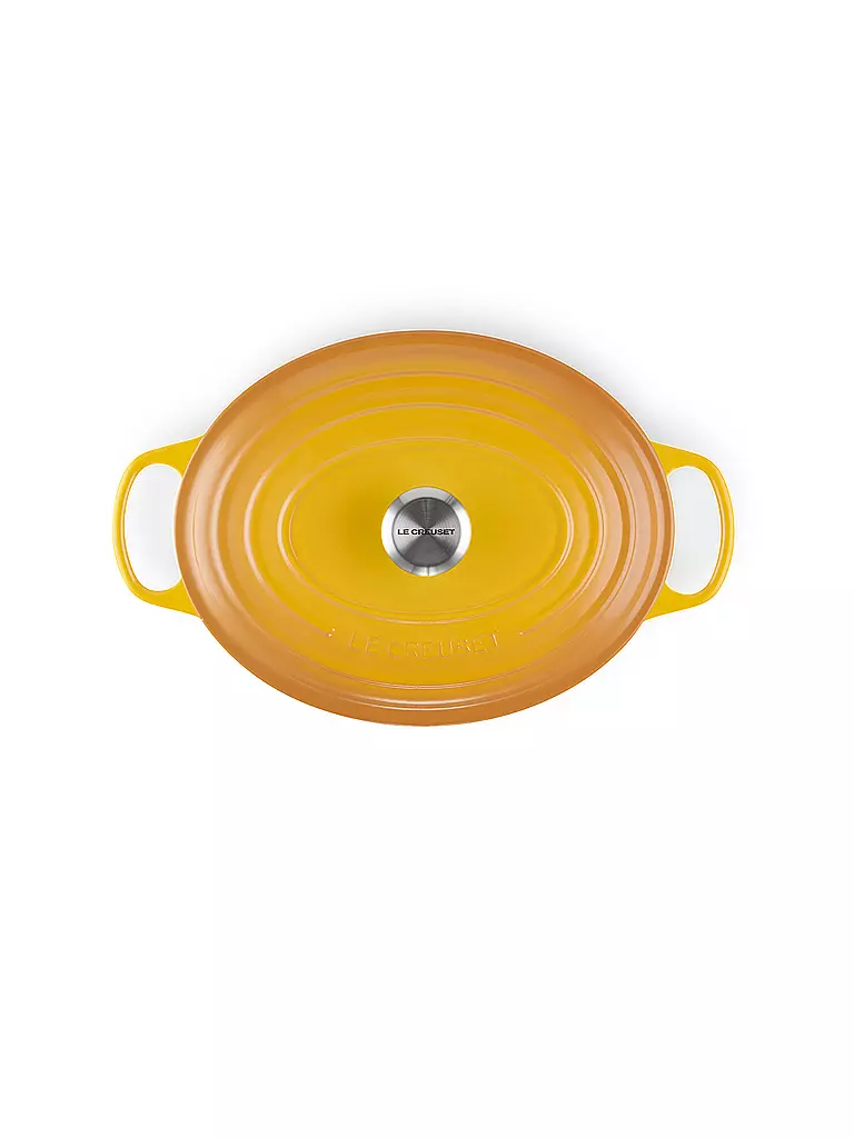 LE CREUSET | Bräter oval SIGNATURE 31cm 6,3l Nectar | blau