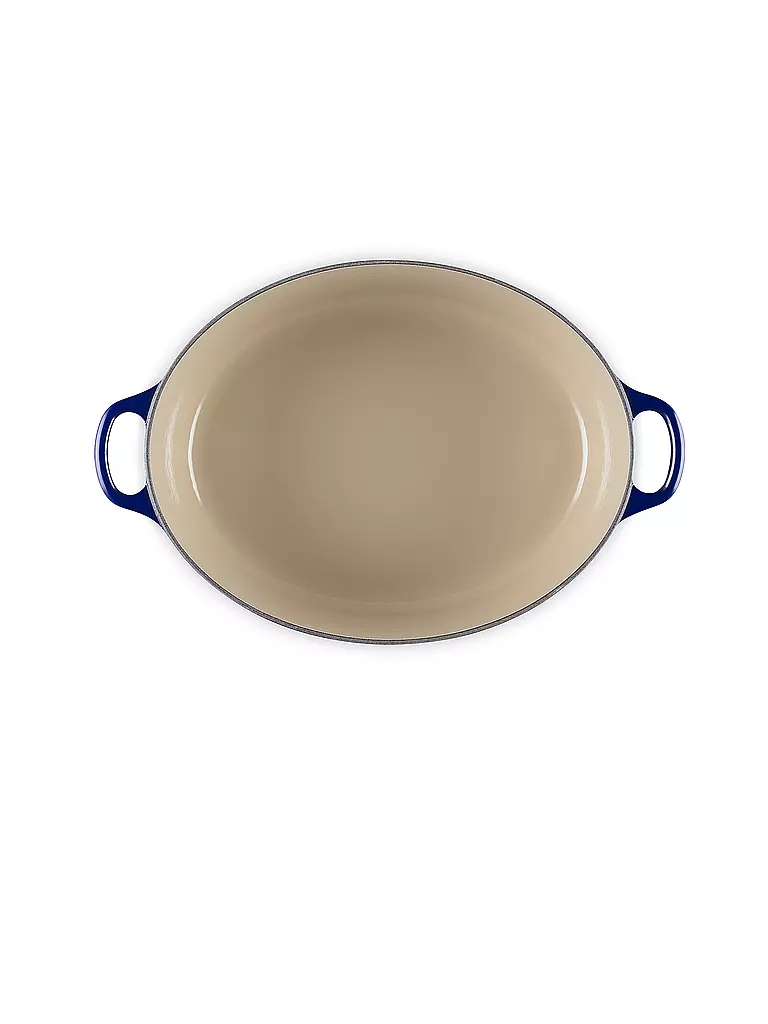 LE CREUSET | Bräter oval TRADITION 31cm/6,3l Indigo | dunkelblau