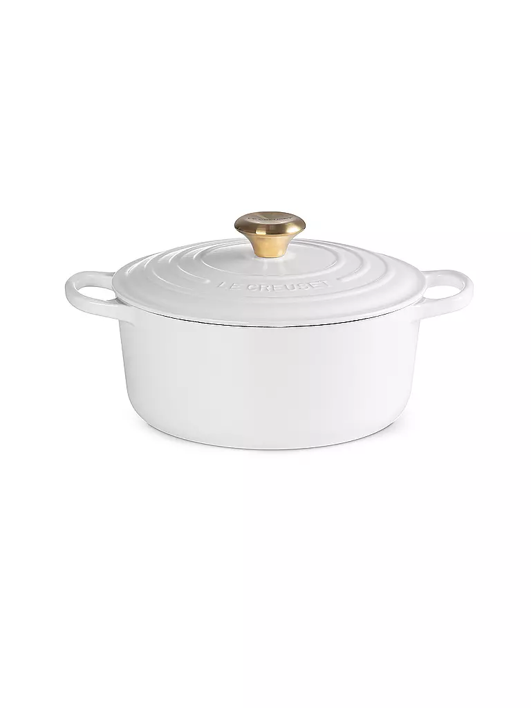 LE CREUSET | Bräter rund Signature 20cm | weiss