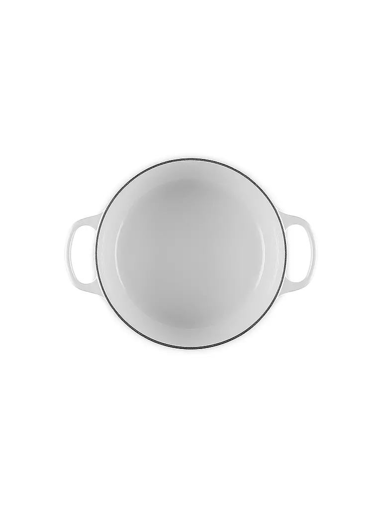 LE CREUSET | Bräter rund Signature 20cm | weiss