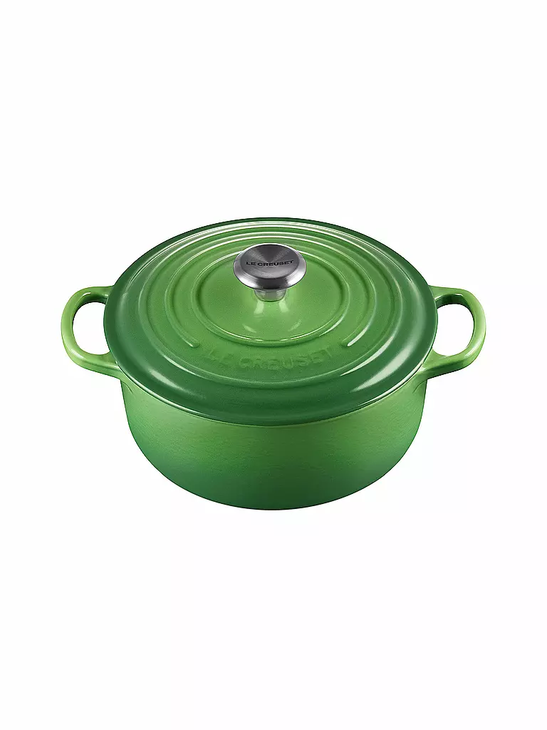 LE CREUSET | Bräter rund Signature 20cm/2,4l Bamboo Green | grün