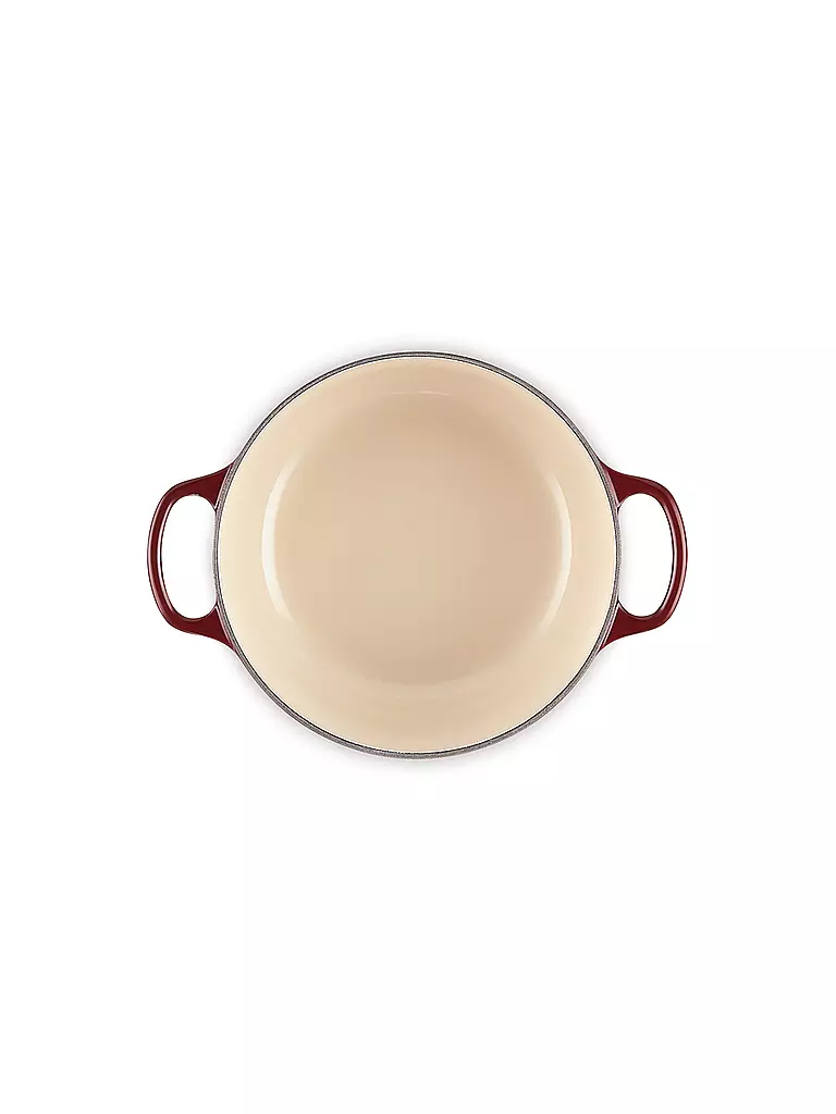 LE CREUSET | Bräter rund SIGNATURE 20cm/2,4l Garnet | dunkelrot