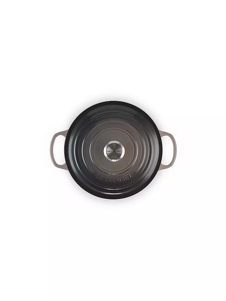 LE CREUSET | Bräter rund SIGNATURE 26cm Flint | grau