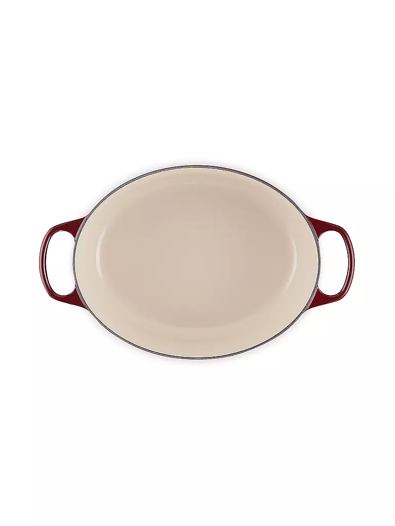 LE CREUSET | Bräter rund SIGNATURE 31cm 6,3l Garnet | blau