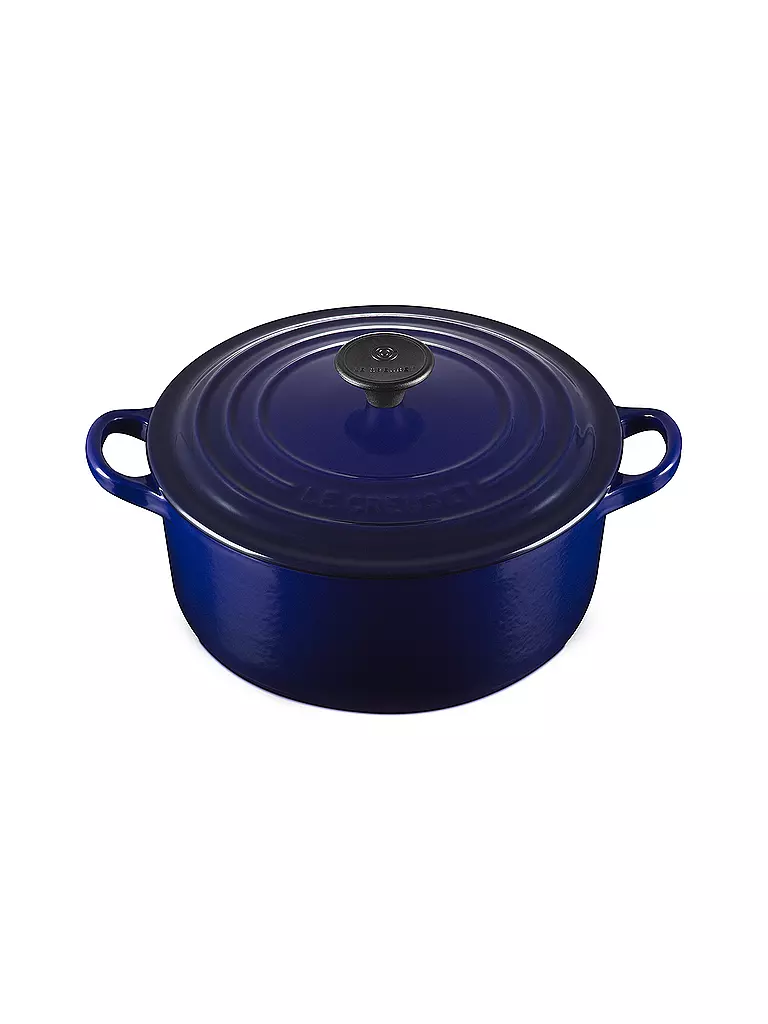 LE CREUSET | Bräter rund TRADITION 20cm Indigo | dunkelblau