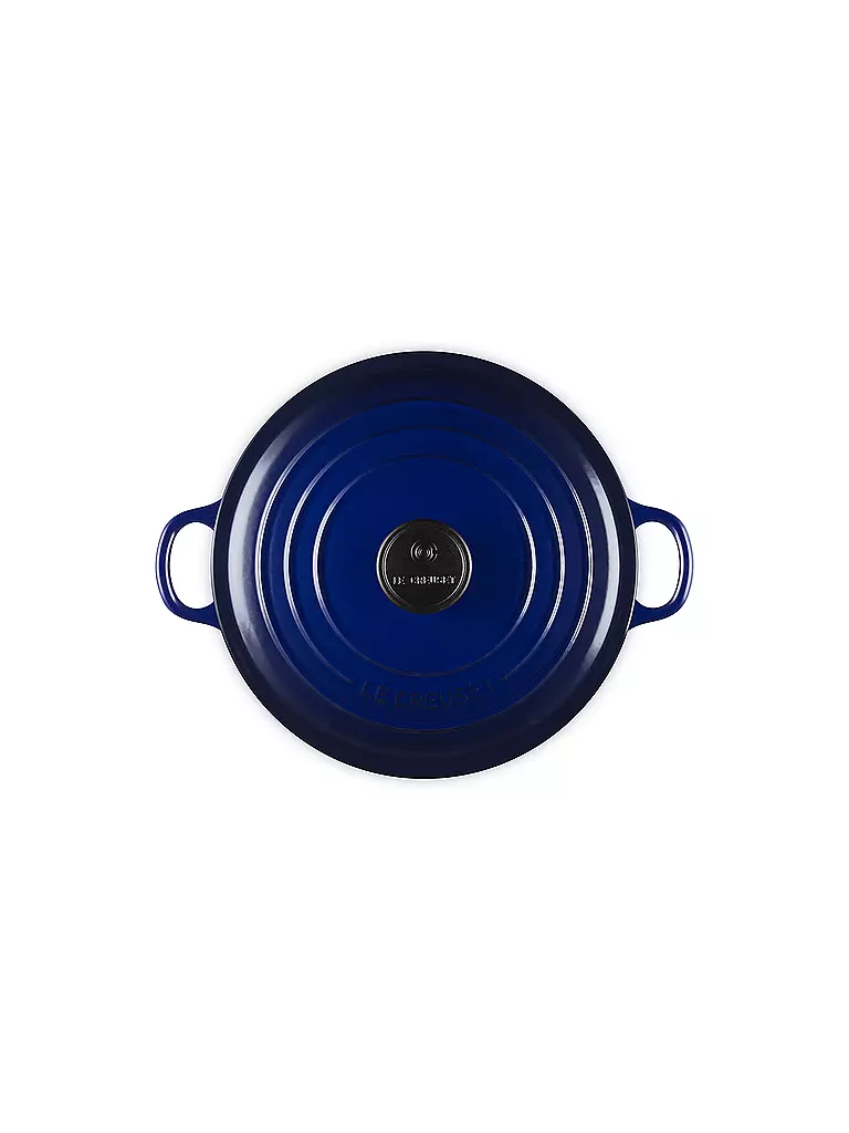 LE CREUSET | Bräter rund TRADITION 24cm Indigo | dunkelblau