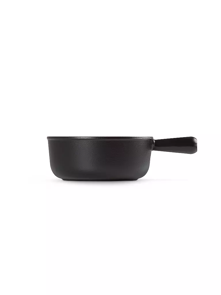 LE CREUSET | Fondue - Caquelon rund 22cm Schwarz-Matt | schwarz