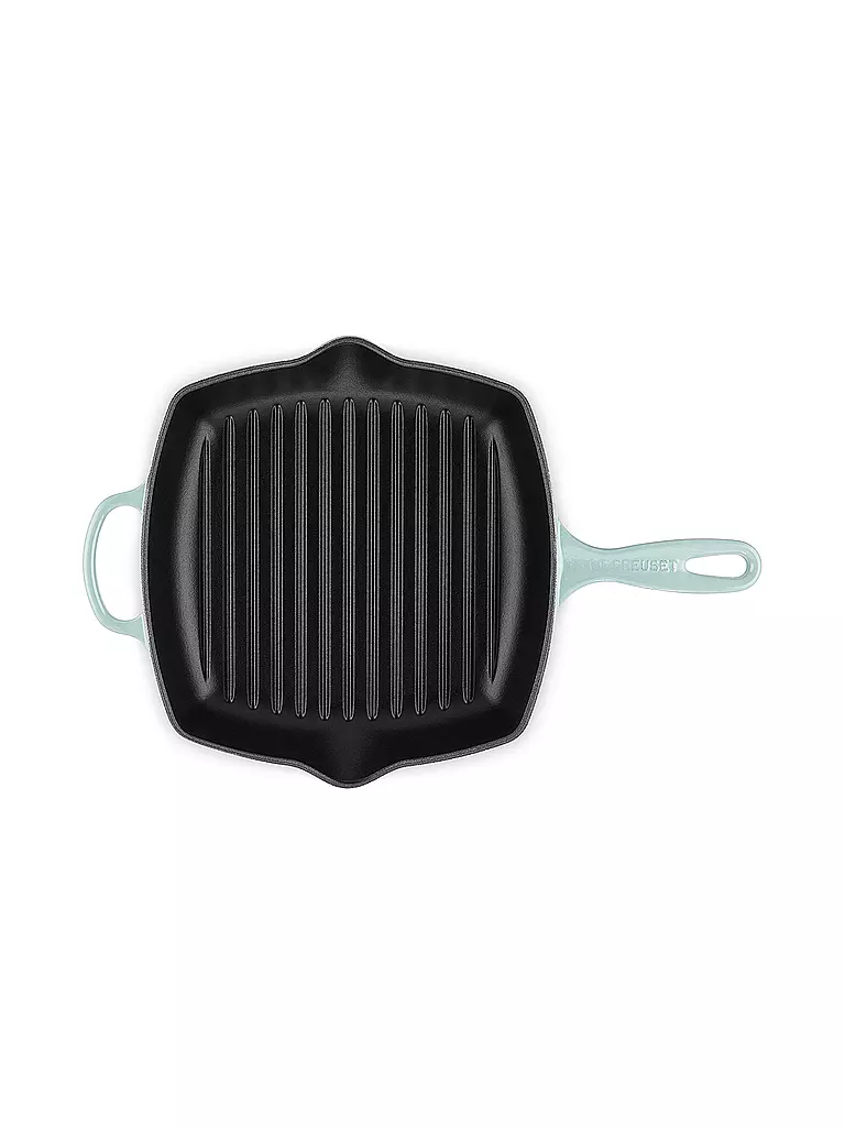 LE CREUSET | Grillpfanne quadratisch SIGNATURE 26x26cm  | hellgrau