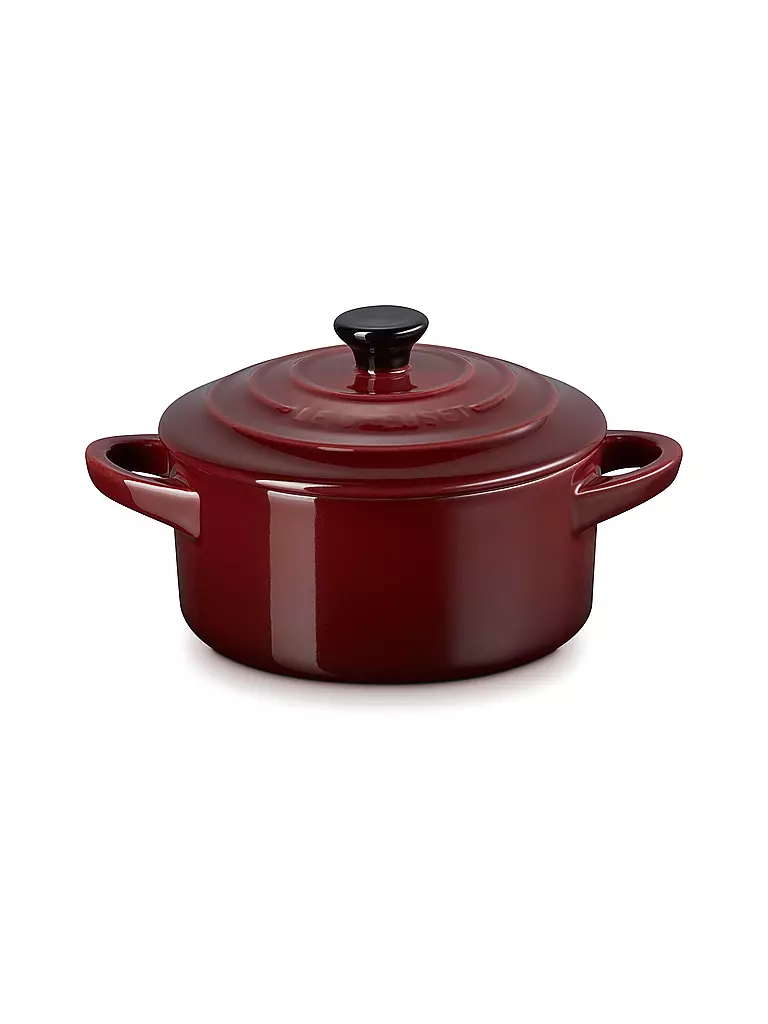 LE CREUSET | Mini-Cocotte POTERIE 10cm/0,2L Garnet | hellgrau