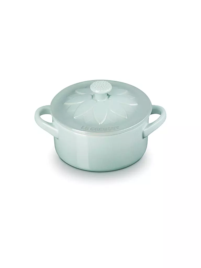 LE CREUSET | Mini-Cocotte Sonnenblume 10cm/250ml Sea-Salt | hellblau