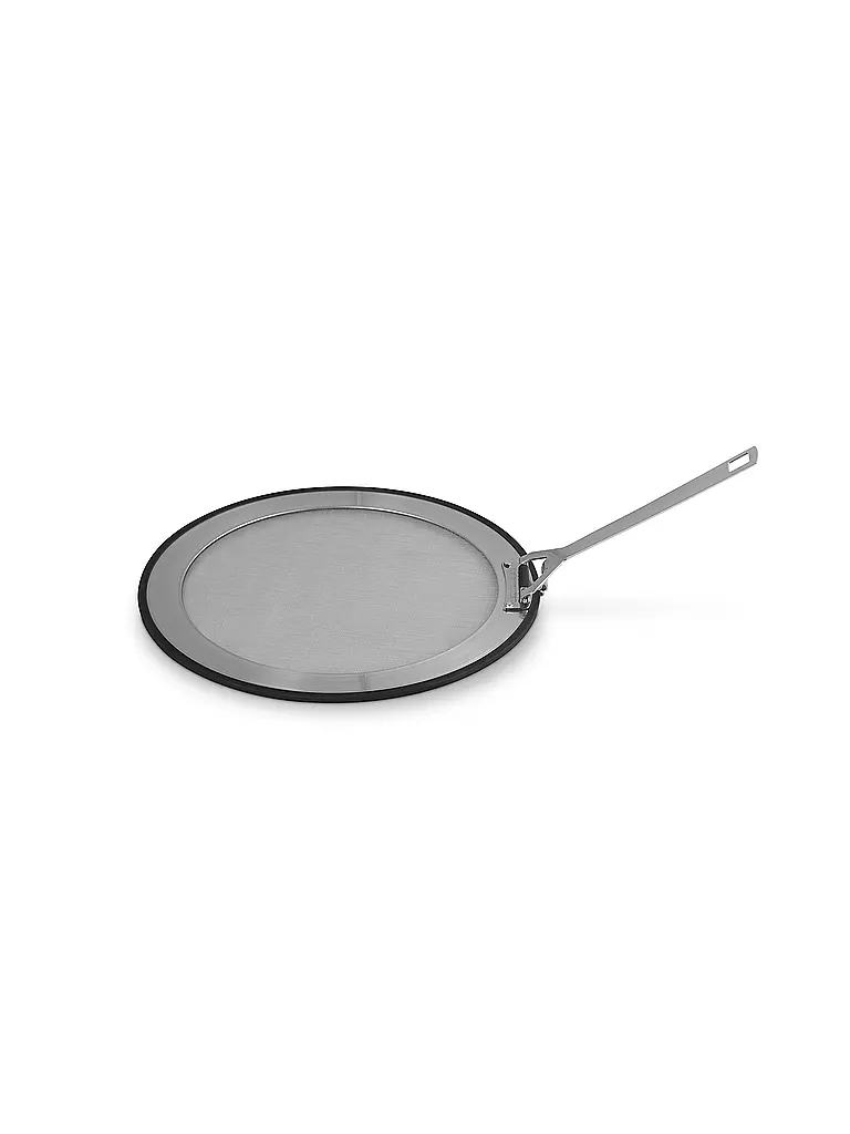 LE CREUSET | Pfannenspritzschutz 26-30cm Edelstahl/Antihaft  | silber