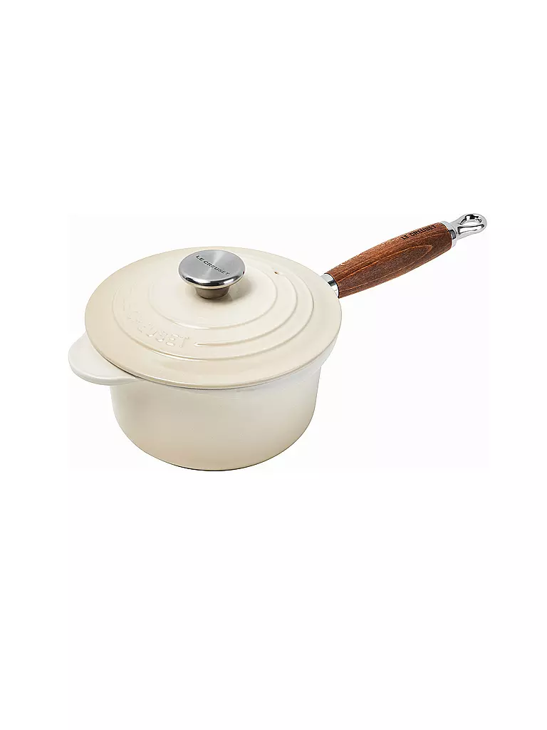 LE CREUSET | Profitopf mit Holzgriff 18cm/1,8l Meringue | creme