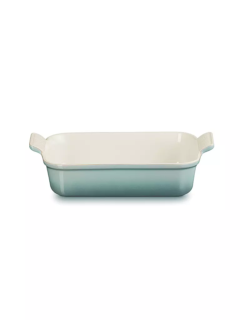 LE CREUSET | Rechteckige Auflaufform Tradition aus Steinzeug 26x19cm/2,4l | hellgrau