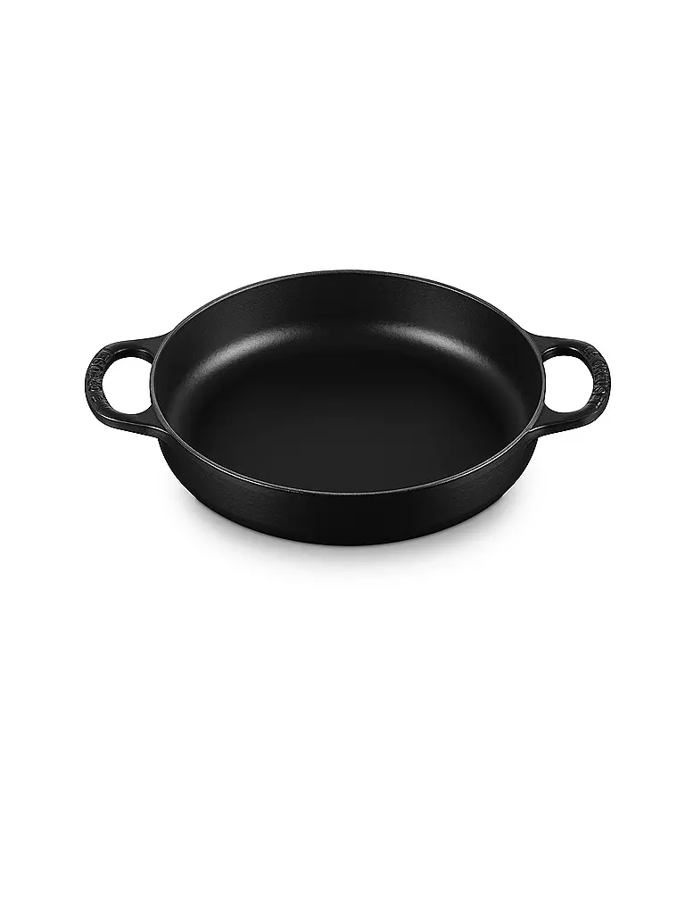 LE CREUSET | Servierpfanne 28cm/3,2l EVERY DAY PAN SIGNATURE Schwarz | orange