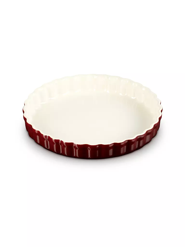 LE CREUSET | Tarteform 28cm POTERIE Garnet | dunkelrot