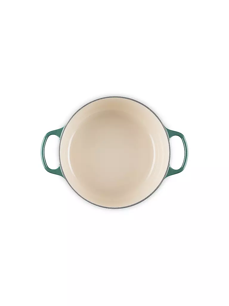 LE CREUSET | Weihnachts Bräter mit Deckel 24cm SIGNATURE Artichaut  | dunkelgrün