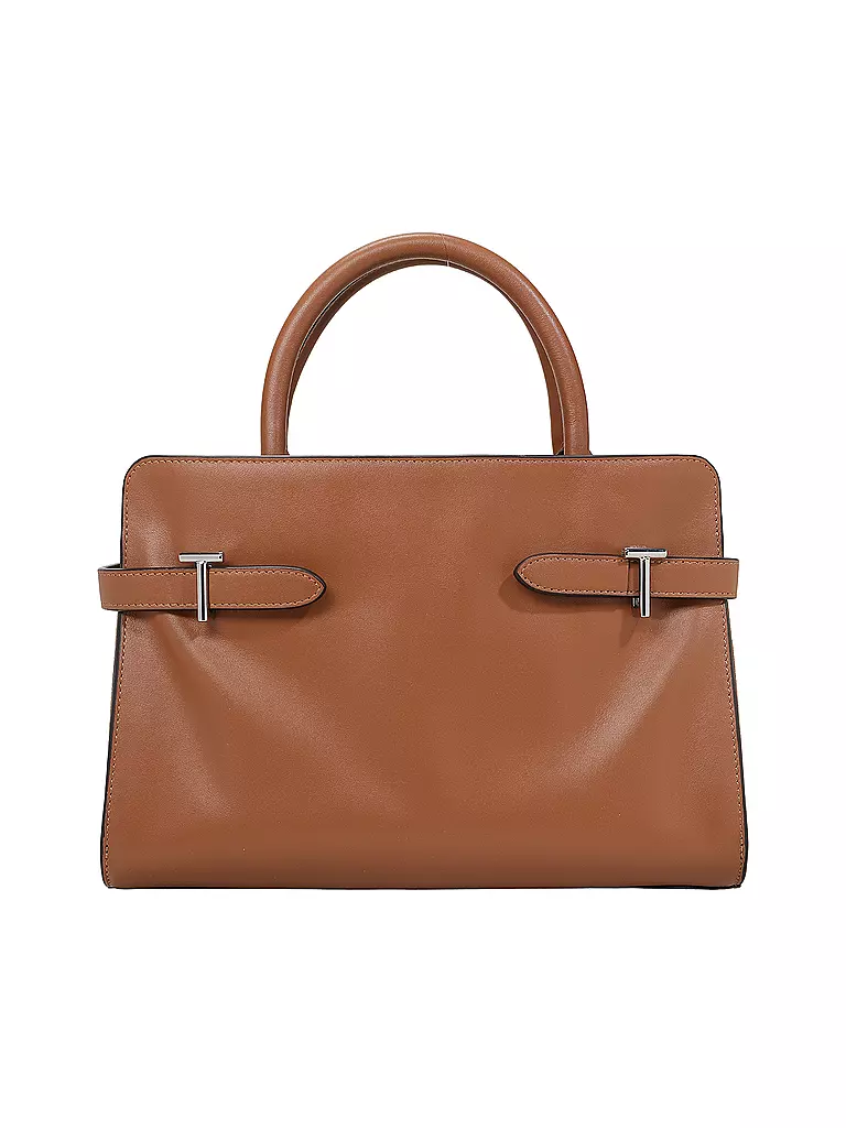 LE TANNEUR | Ledertasche - Henkeltasche EMILIE SOFT | braun