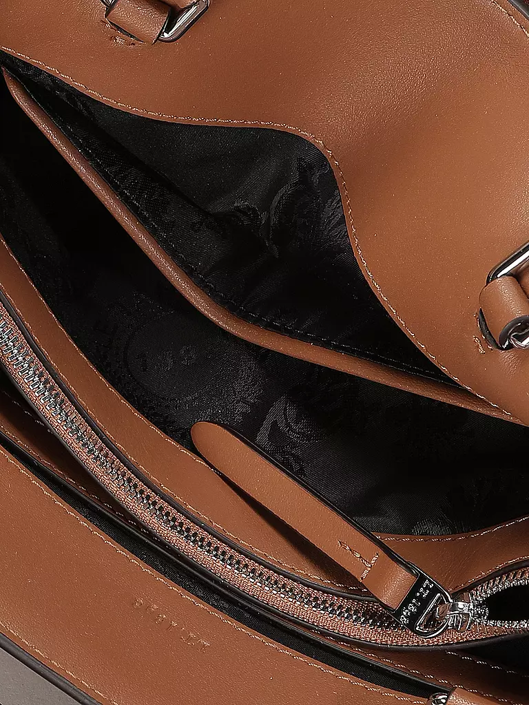 LE TANNEUR | Ledertasche - Henkeltasche EMILIE SOFT | schwarz