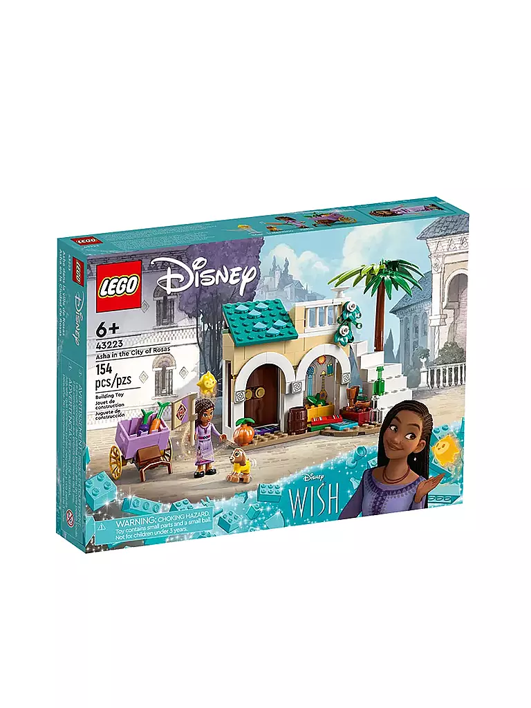 LEGO Disney Asha in the City of Rosas 43223 Building Toy Set (154 Pieces)