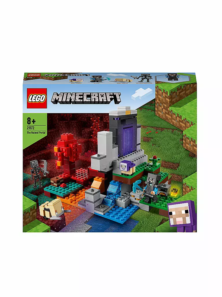 Portal keine 21172 Das - Minecraft Farbe LEGO zerstörte