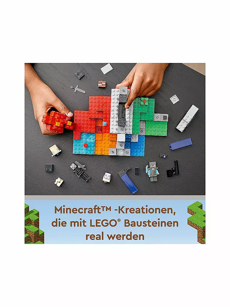 LEGO Minecraft zerstörte Portal - Farbe Das 21172 keine