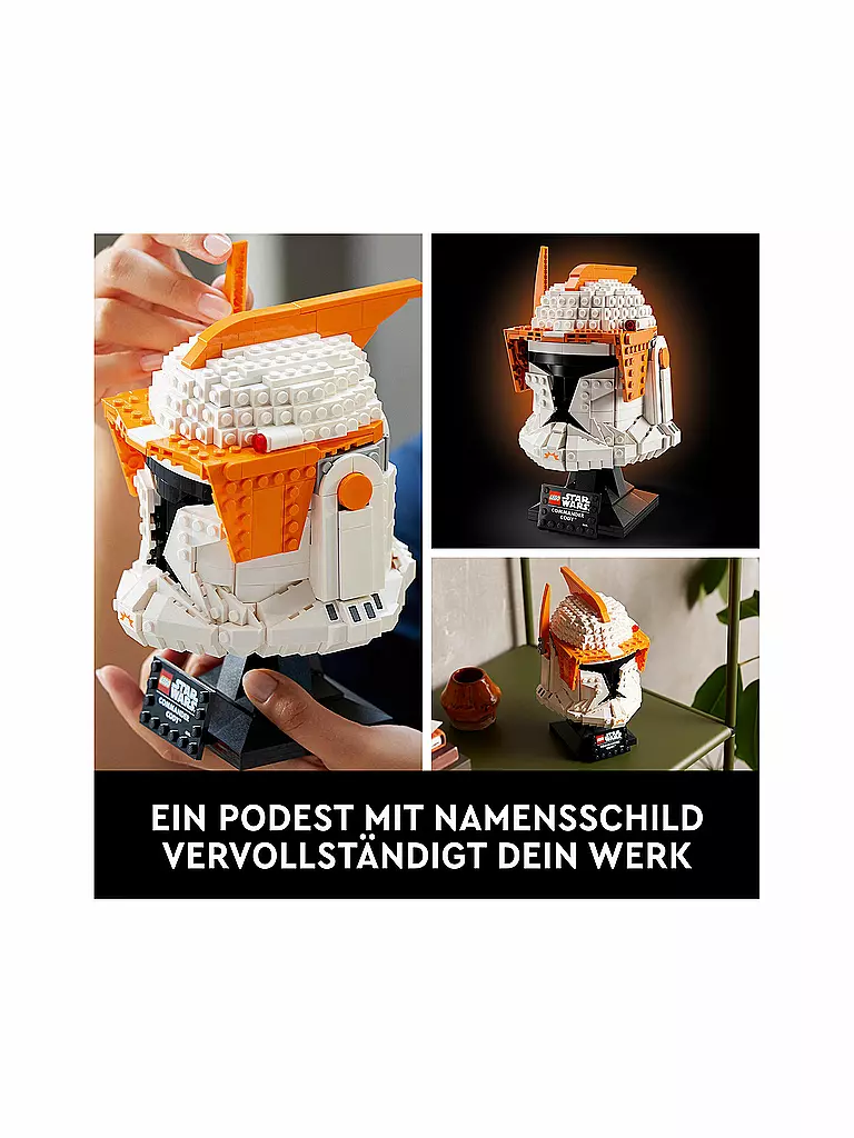 LEGO | Star Wars - Clone Commander Cody™ Helm 75350 | keine Farbe