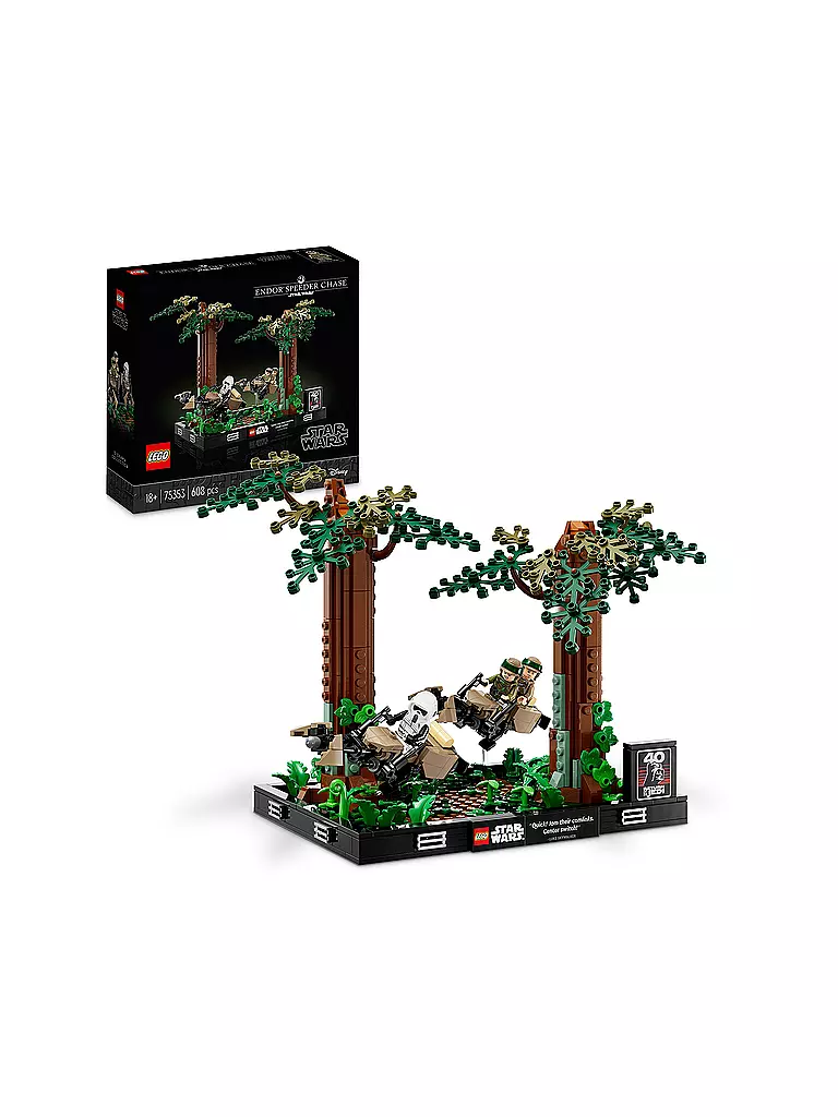 LEGO | Star Wars - Verfolgungsjagd auf Endor – Diorama 75353 | keine Farbe