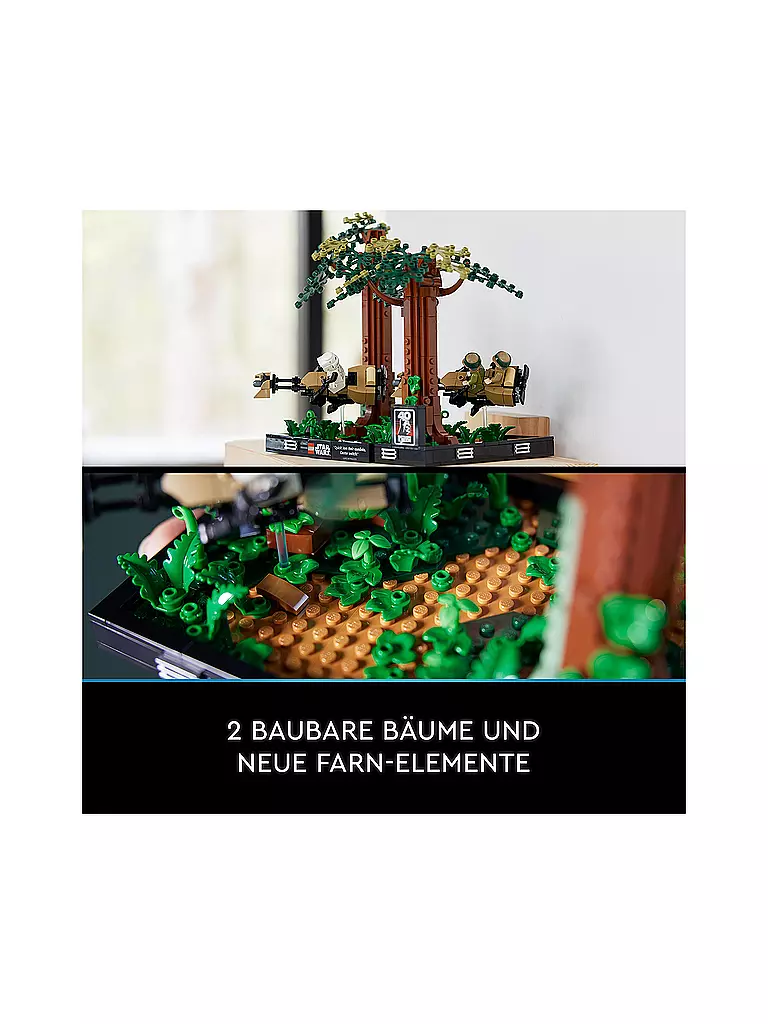 LEGO | Star Wars - Verfolgungsjagd auf Endor – Diorama 75353 | keine Farbe