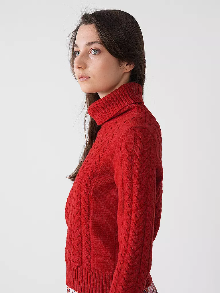 LENA HOSCHEK | Rollkragenpullover STANLEY | rot