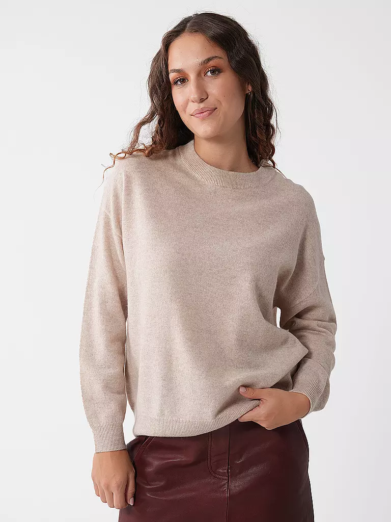 LES TRICOTS DE LEA | Kaschmirpullover MAPOUPETTE | beige