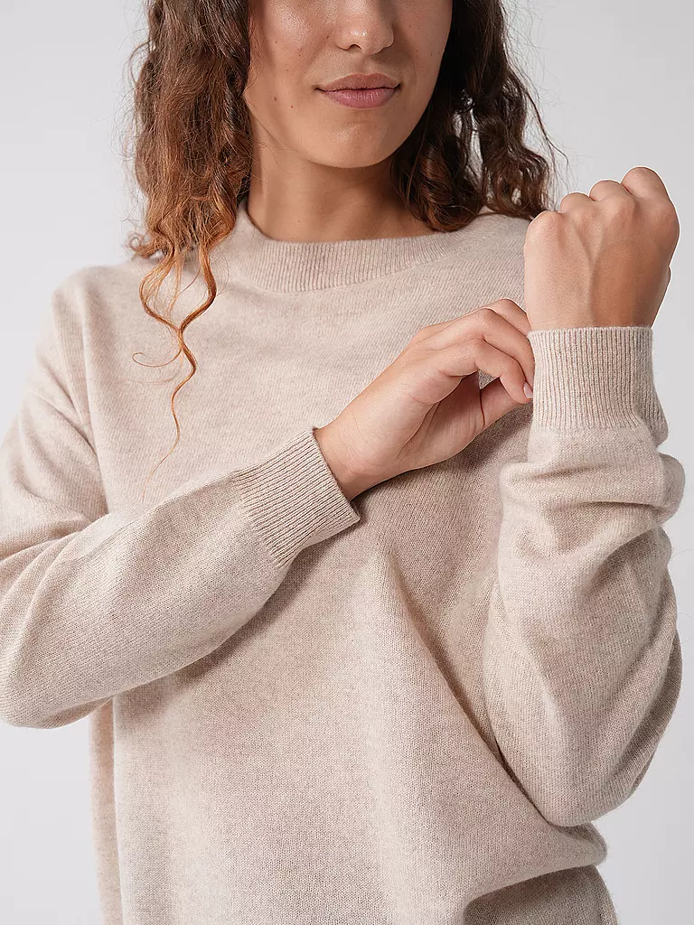 LES TRICOTS DE LEA | Kaschmirpullover MAPOUPETTE | beige